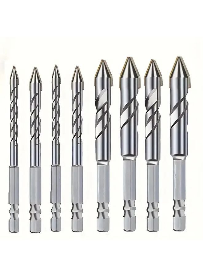 2PCS 6mm 8mm Heavy Duty Centrifugal Drill Bit for Tile Concrete Glass Wood Metal - Image 2
