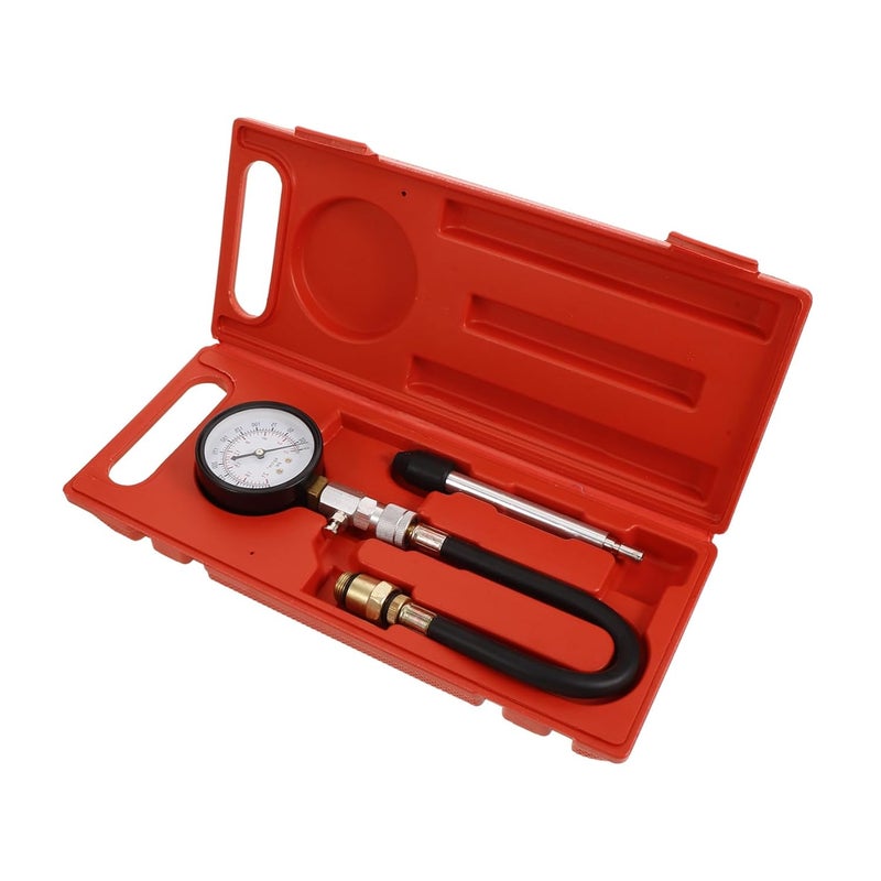 مجموعة اختبار ضغط المحرك 14 قطعة مقياس ضغط السيارات لصيانة وإصلاح السيارات - Image 2