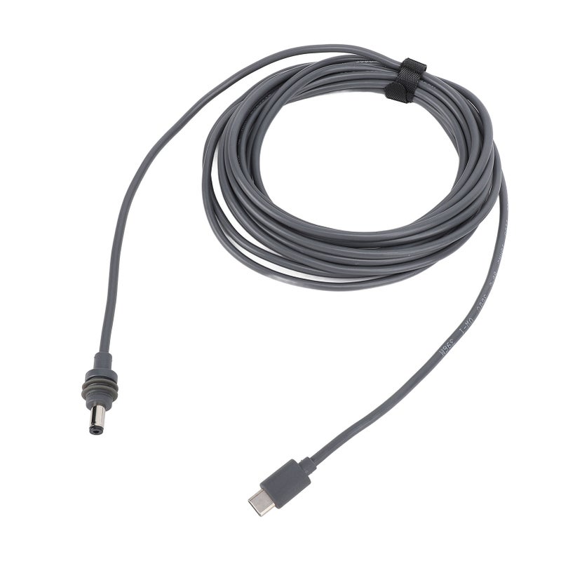 Type C to DC Cable 18AWG Copper Conductor PVC Casing USB C to DC Cord Satellite Cable 5.5m / 18.04ft - Image 5