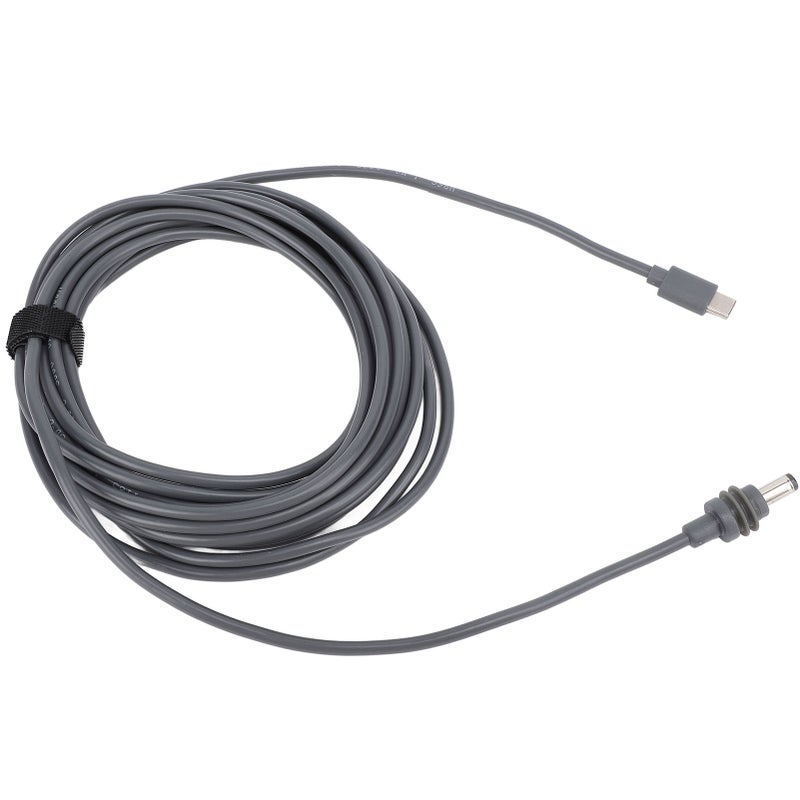 Type C to DC Cable 18AWG Copper Conductor PVC Casing USB C to DC Cord Satellite Cable 5.5m / 18.04ft - Image 1