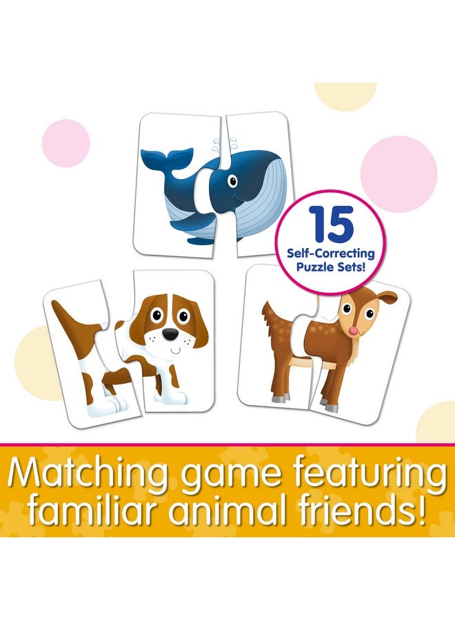 The Learning Journey: My First Match It! - Head and Tails - 15 Self-Correcting Animal Memory Matching Puzzles Games - Educational Activities for Learning - Preschoolers Age 2-5 - Award Winning Toys - Image 2
