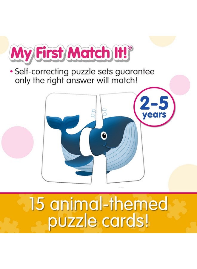 The Learning Journey: My First Match It! - Head and Tails - 15 Self-Correcting Animal Memory Matching Puzzles Games - Educational Activities for Learning - Preschoolers Age 2-5 - Award Winning Toys - Image 3