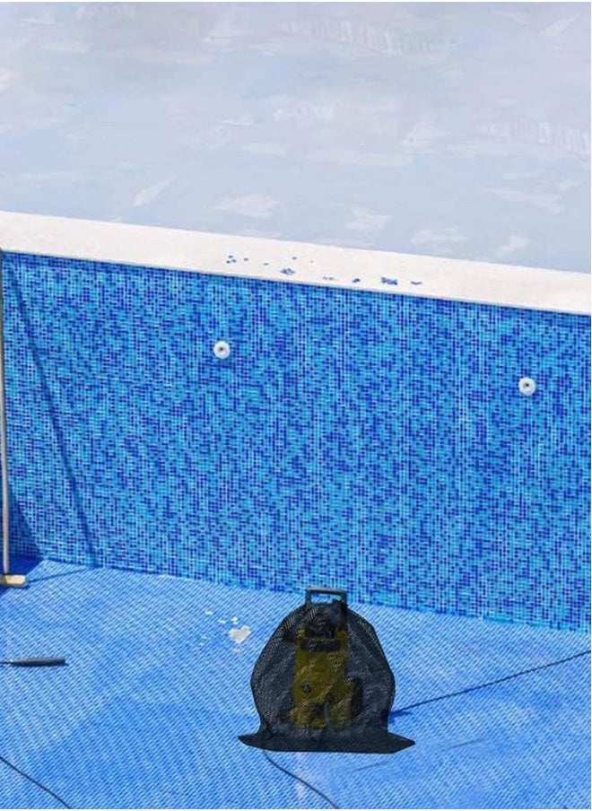 Generic "Pump Barrier Bag, 2 Pcs 12.2""x 16.1"" Pond Mesh Pump Filter Bag with Drawstring, for Pond Biofilters Aquarium Filtration and Outdoor Swimming Pool Black Media Bags "  - Image 4