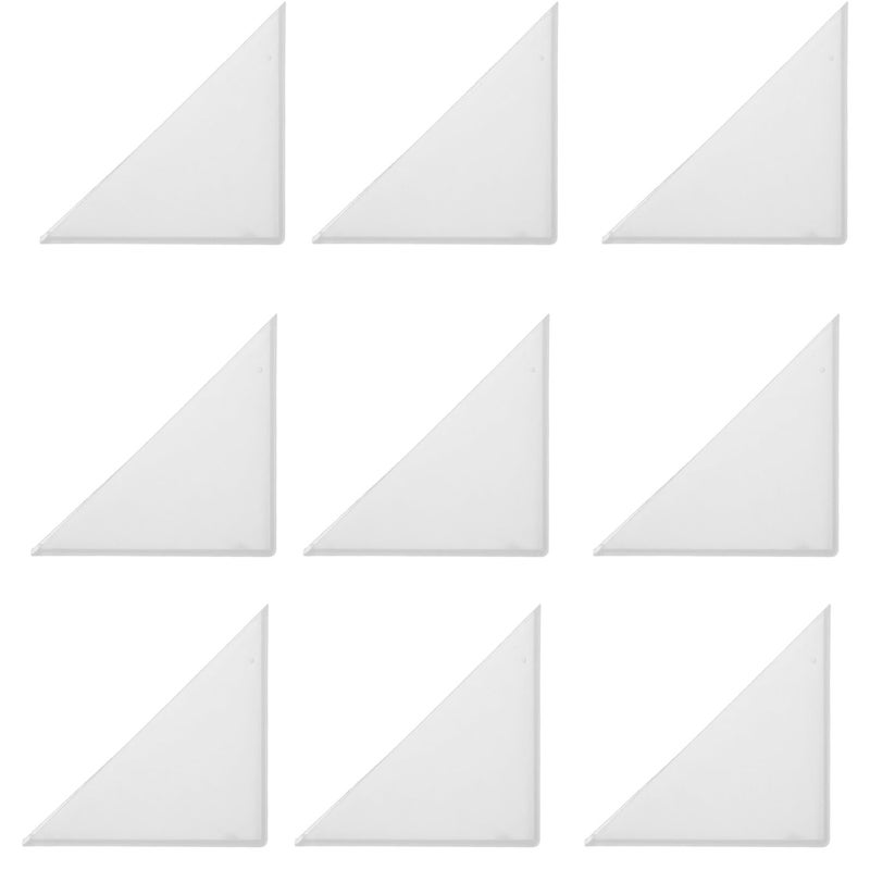 Triangle Corner Protectors 50x50x12mm White 100pcs Safety Edge Guards For Furniture - Image 2