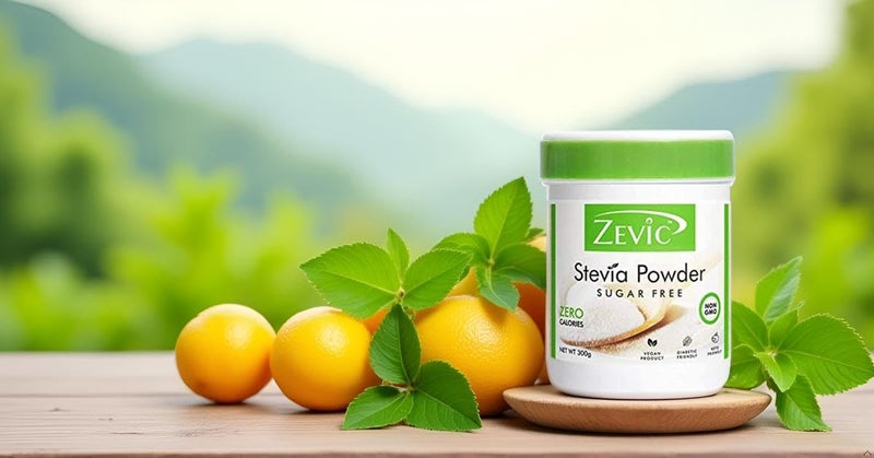 Zevic 100% Sugar Free Natural Stevia Powder | Zero Calories | Vegan | Keto & Diabetic Friendly - 300g - Image 3
