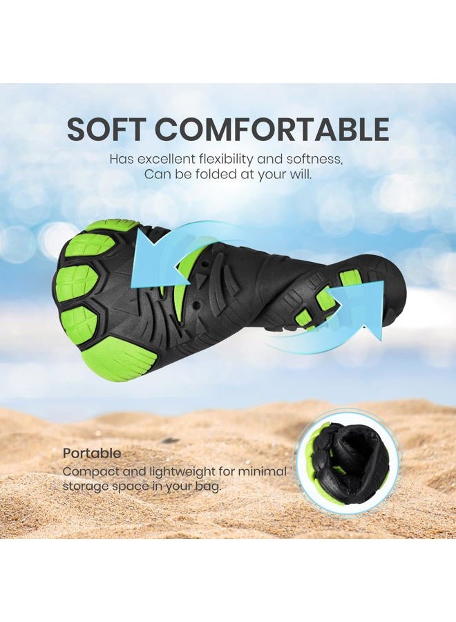 SEEKWAY Barefoot Water Shoes for Kids - Wide Toe Box and Quick-Dry Sand Shoes Toddler for Hiking Swim Beach Pool Kayak Sport Accessories, Camping Essentials Non-Slip for Boys Girls Sizes, 1b-102 Black - Image 3