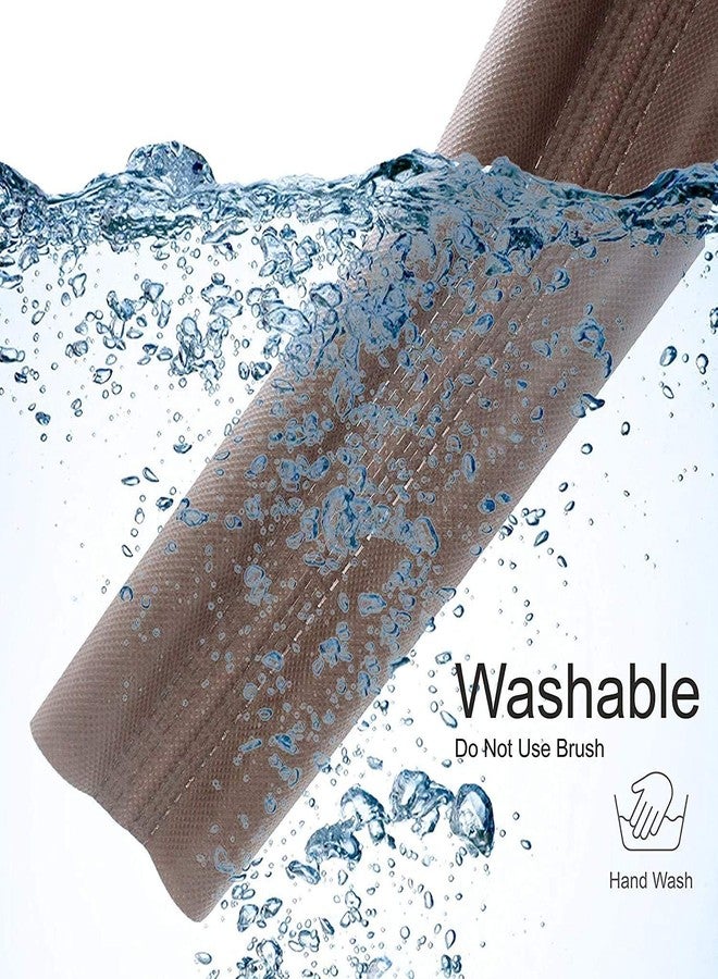 LOMESH Twin Draft Guard Fabric Guard Cover Stop Light/Dust/Cool Air Escape Under Door Twin Draft Stopper Door Gap Sealer Smart Energy Saver for Door - Brown - 85 x 10 x 5cm - Image 5