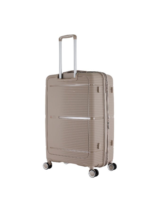 H.T Luggage Bag, Hard Case Polypropylene (PP) Material, 8x360 Degree Rotation Spinner Wheels, Matching Color Suitcases, Expandable Trolley Bag, Telescopic Handle, TSA Lock - Image 4