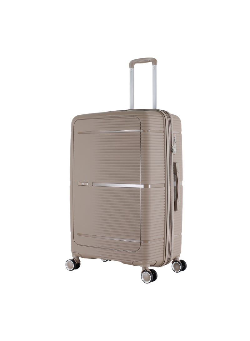 H.T Luggage Bag, Hard Case Polypropylene (PP) Material, 8x360 Degree Rotation Spinner Wheels, Matching Color Suitcases, Expandable Trolley Bag, Telescopic Handle, TSA Lock - Image 3