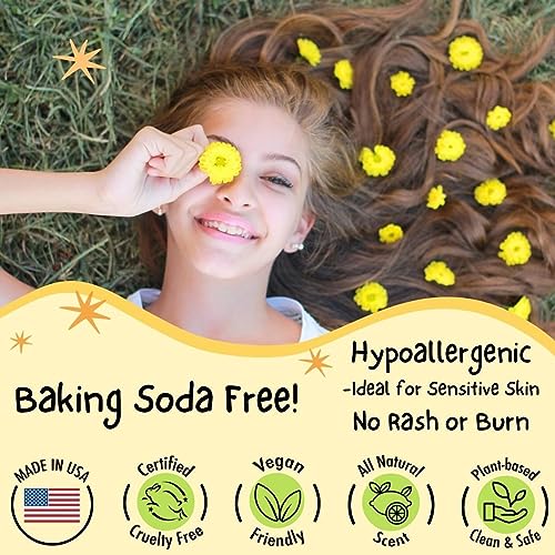 MONA 100% Natural Deodorant for Kids | Safe For Girls & Boys with Sensitive Skin | Baking Soda Free, Aluminum Free | Vegan, Non-GMO, Gluten and Cruelty free (2-PK ORANGE 1.76 Oz each) - Image 3