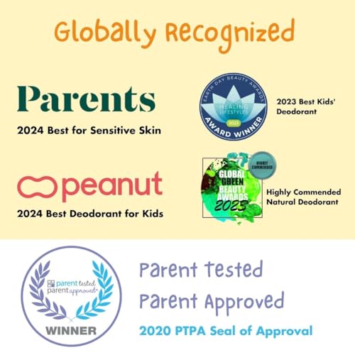 MONA 100% Natural Deodorant for Kids | Safe For Girls & Boys with Sensitive Skin | Baking Soda Free, Aluminum Free | Vegan, Non-GMO, Gluten and Cruelty free (2-PK ORANGE 1.76 Oz each) - Image 5