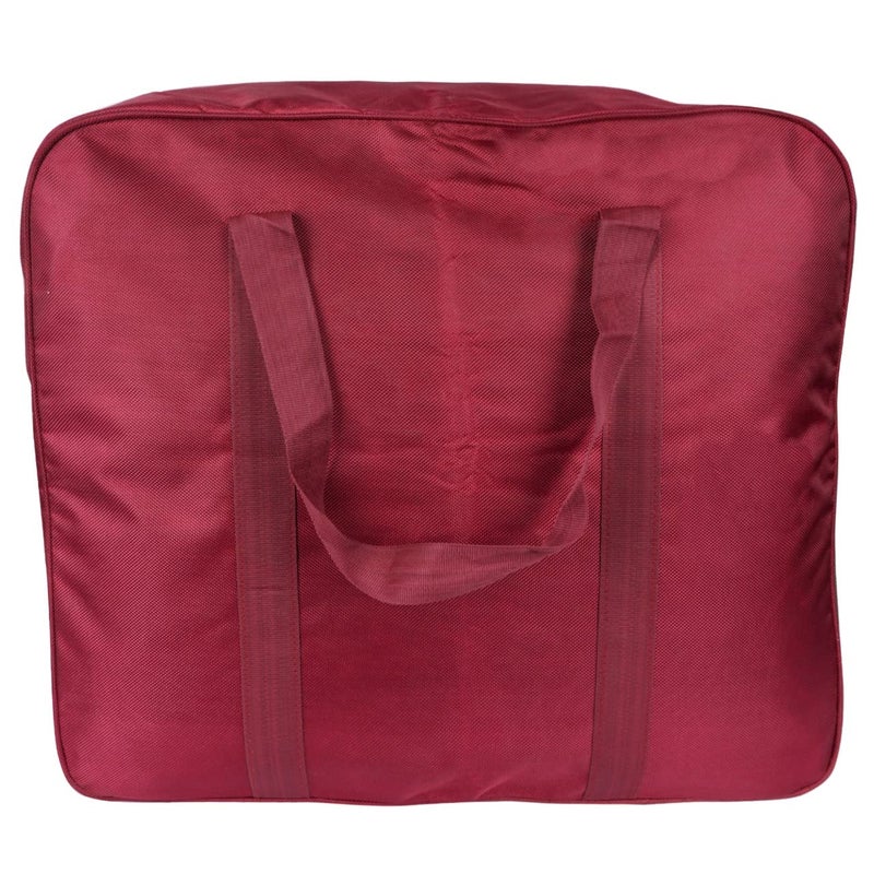 Atipriya Parachute Jumbo Underbed Rectangular Storage Bag with Zipper and Handle Maroon Standard - Image 5