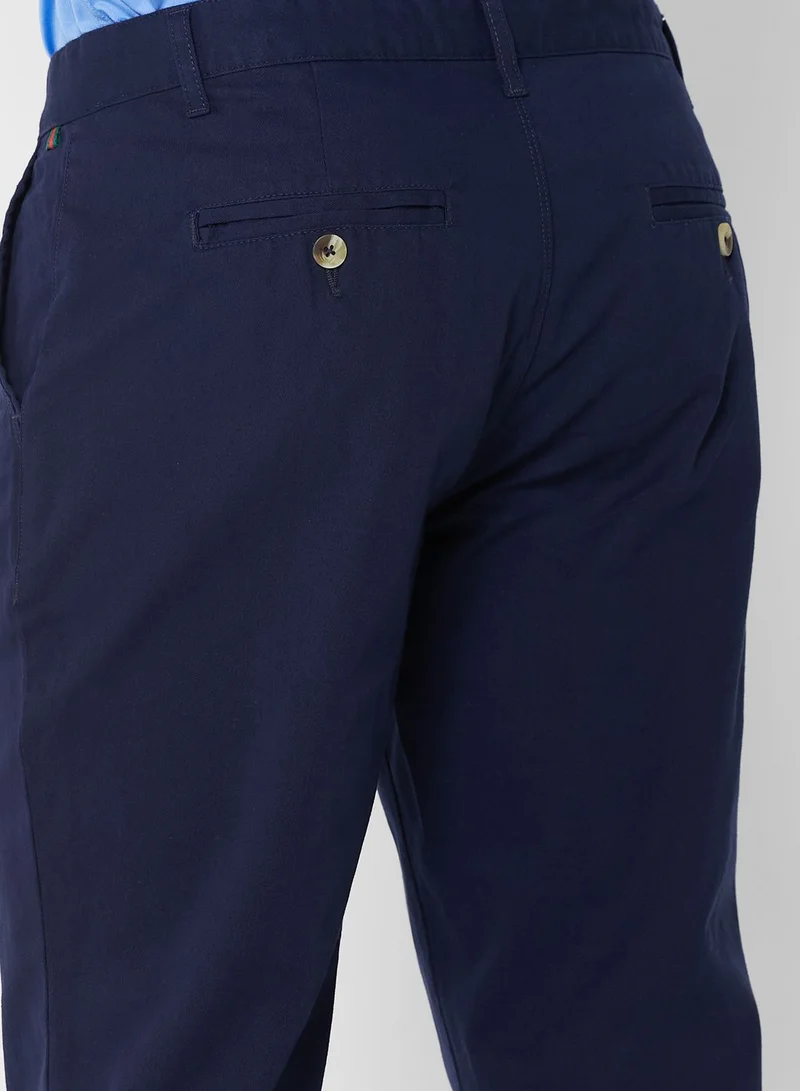 Robert Wood Fixed Belt Jogger Trousers