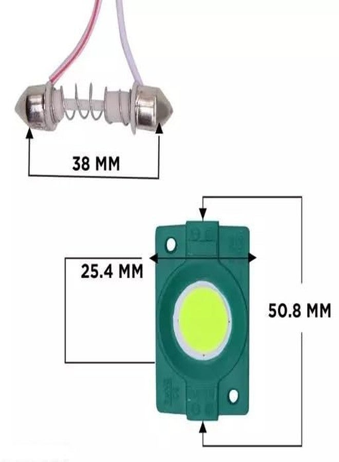 StrawHat Coin Led Module Light 2 * 6 Coin Led Module Strips (Red,White,Blue,Yellow,Green and Pink) for Various Projects,Diwali Decoration, Room Decoration with Flasher 3 Keys Switch (12 V) - Image 2