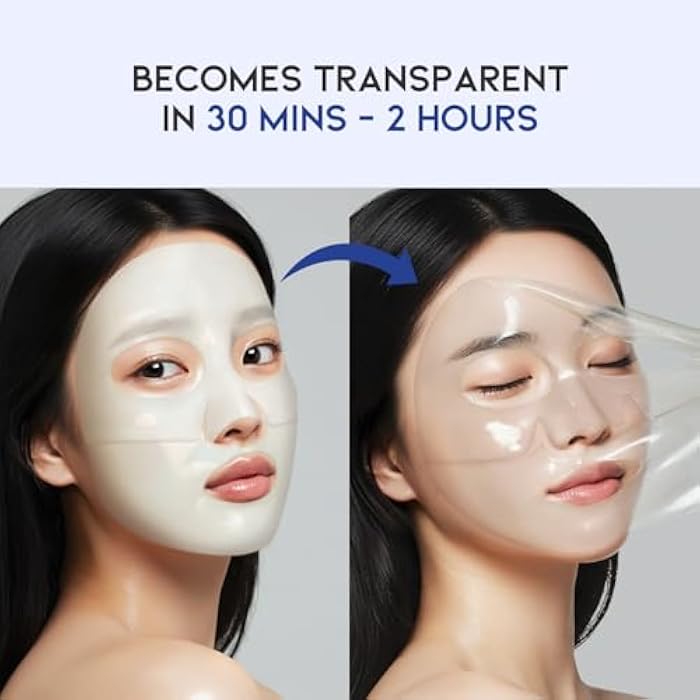 #OOTD Collagen, Hyaluronic Acid & Peptides for Elasticity, Hydration, and Firming. Lifting Hydrogel Sheet Mask - Face Mask (5pcs) - Image 4