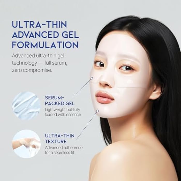 #OOTD Collagen, Hyaluronic Acid & Peptides for Elasticity, Hydration, and Firming. Lifting Hydrogel Sheet Mask - Face Mask (5pcs) - Image 3