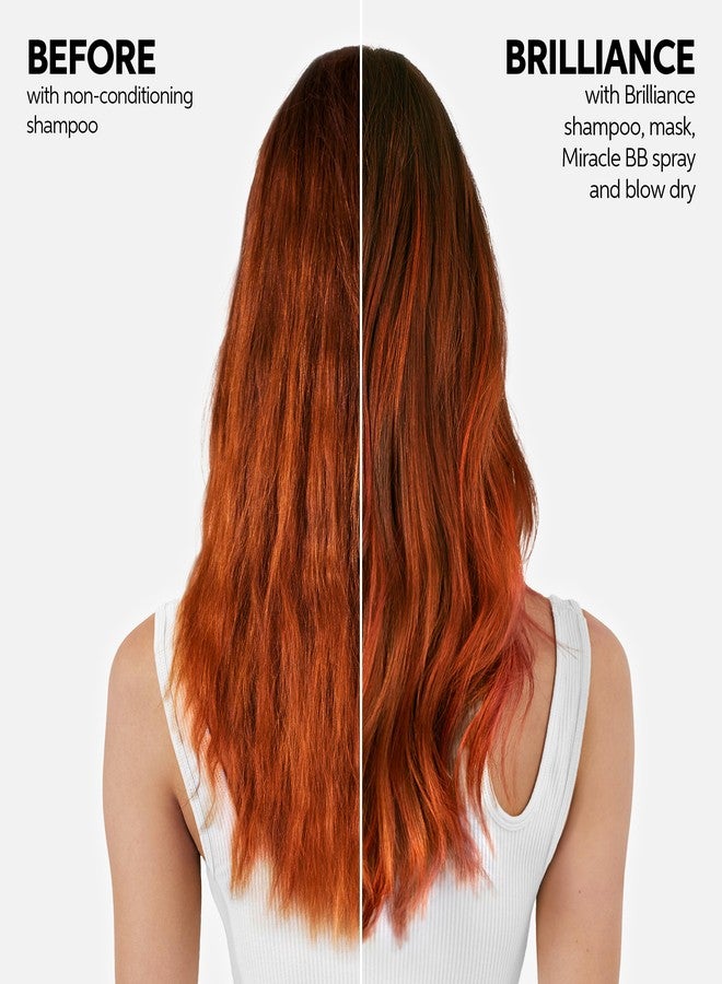 Wella Professionals Invigo Brilliance Shampoo & Conditioner Set For Coarse Hair, For Color Protection & Color Vibrancy, Retail Sizes - Image 3