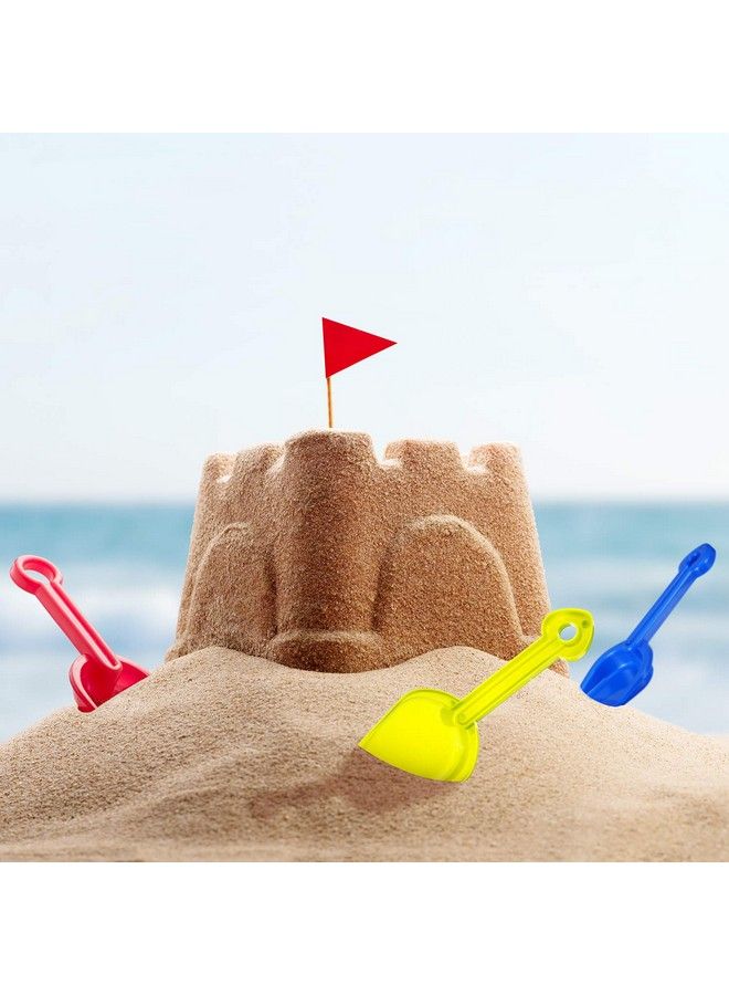Gejoy 12 Pcs Sand Shovels For Kids Plastic Beach Shovels Bulk 7.7'' Colorful Toy Scoop Set Summer Beach Toys Random Colors - Image 3