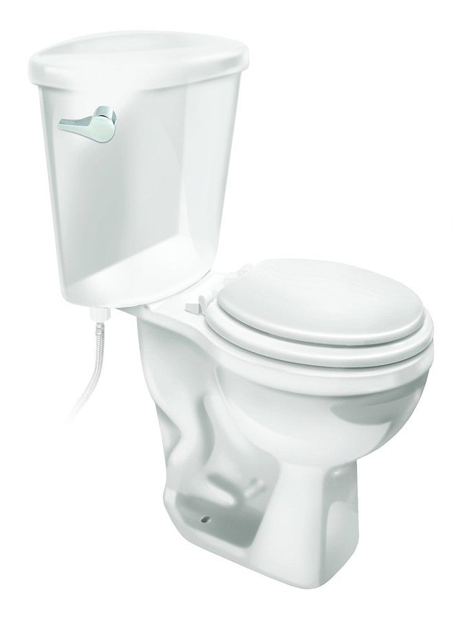 فلويد ماستر ذراع تدفق خزان المرحاض العالمي Fluidmaster 641 PERFECT FIT باللون الكروم، مقبض مرحاض معدني مع ذراع قابل للتعديل - Image 3