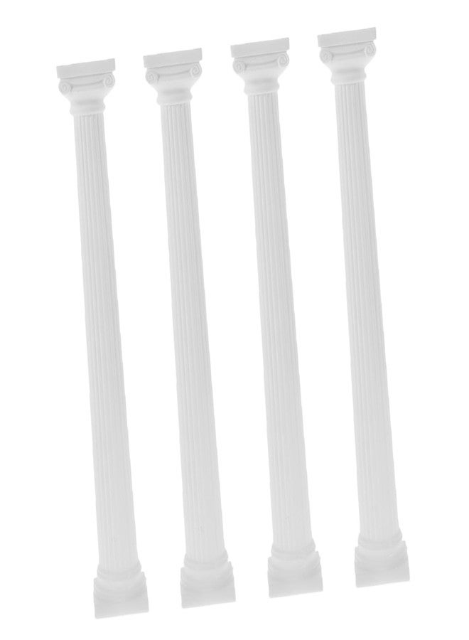 INOOMP Roman Pillars for Aquarium 4 Long Roman Mini Photo Prop for Home and Garden Dec - Image 1