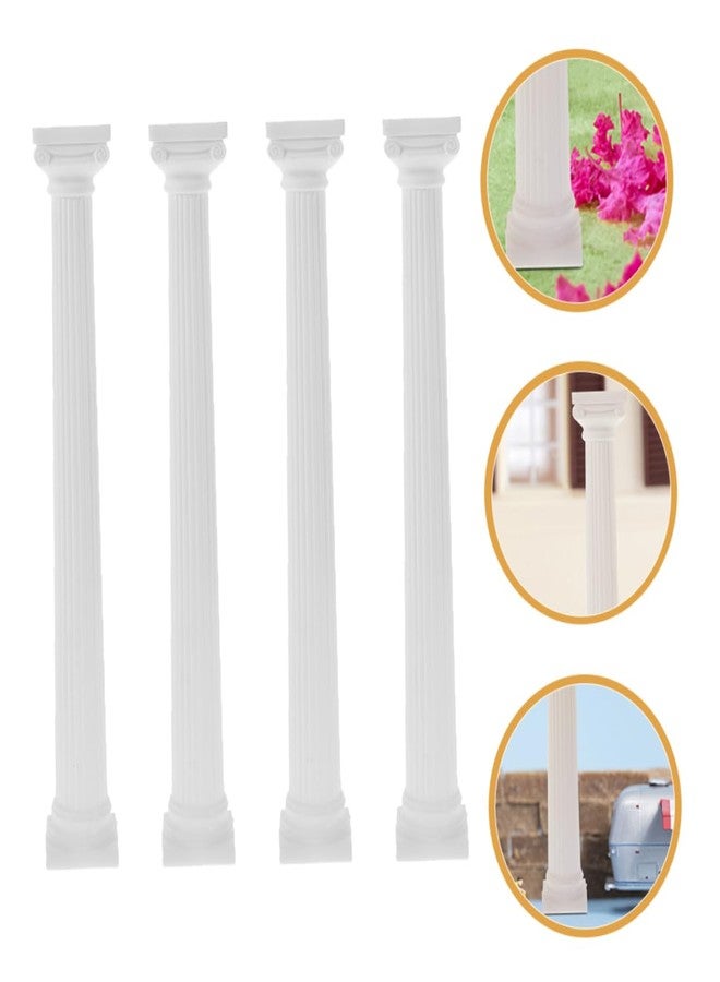 INOOMP Roman Pillars for Aquarium 4 Long Roman Mini Photo Prop for Home and Garden Dec - Image 4