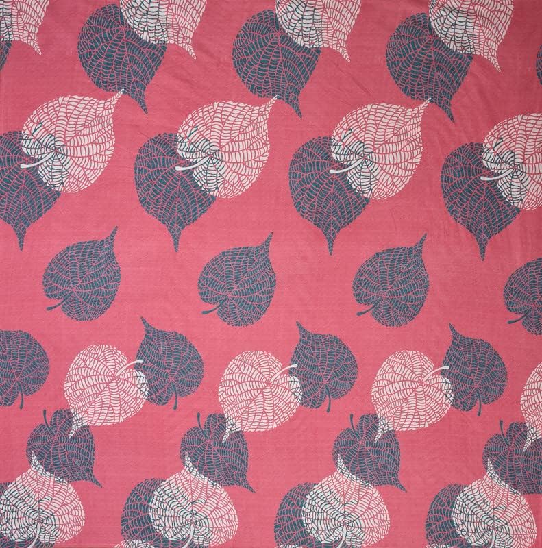 BSB HOME بي إس بي هوم شراشف سرير مفرد فاخرة مع 1 غطاء وسادة - 160 TC قطن جلاسي سوبر ناعم - قابل للتنفس وخالي من التجاعيد - مجموعة من 2 قطعة | وردي وأخضر فاتح - Image 3