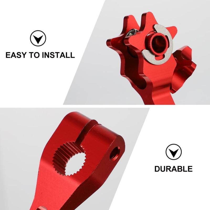 Red Rear Brake Rocker Arm CNC Machined For Powersports Motorcycle Easy Fitment - Image 3