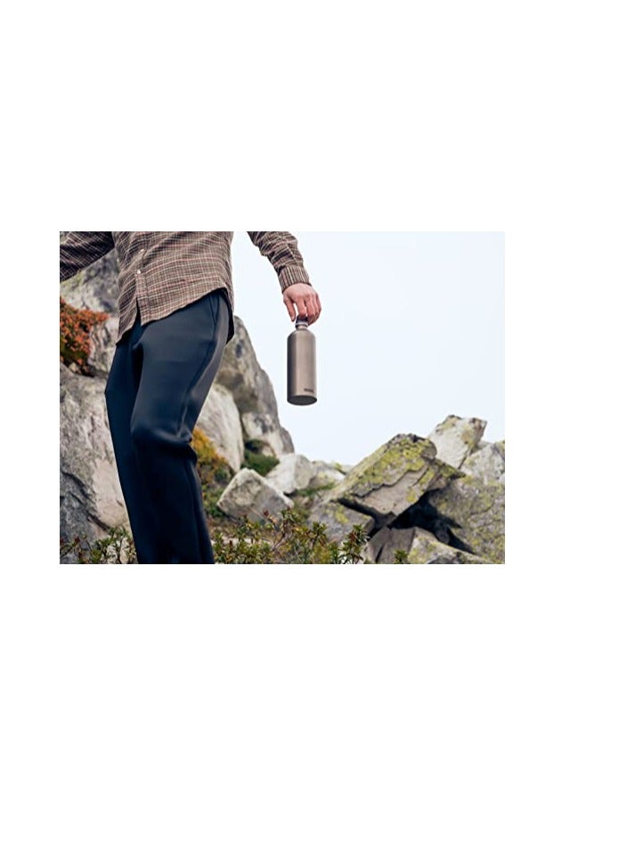 SIGG - Aluminium Water Bottle - Traveller Smoked Pearl - Climate Neutral Certified - Suitable For Carbonated Beverages - Leakproof - Lightweight - BPA Free - Smoked Pearl - 1 L - Image 3