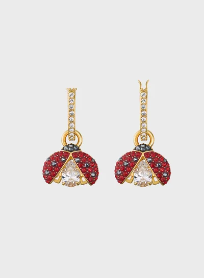 SWAROVSKI Sparkling Dance Ladybug Drop Earrings
