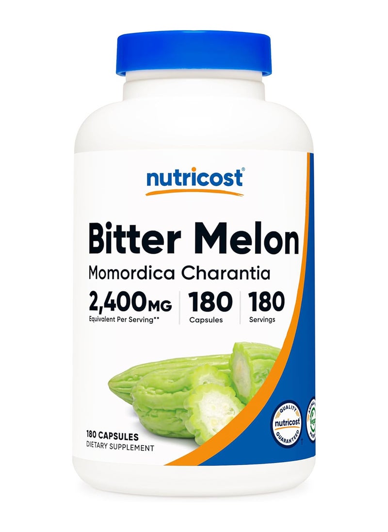 Nutricost Bitter Melon 600 Mg 180 Capsules  - Image 1