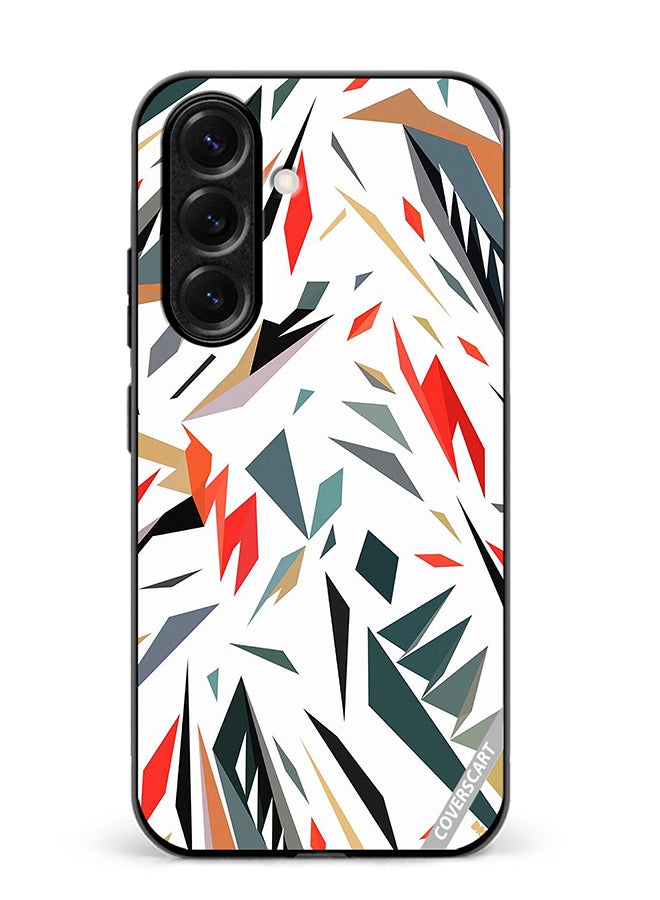 VR CREATIVE Protective Case Cover For Samsung Galaxy S25 Abstract Design Multicolour