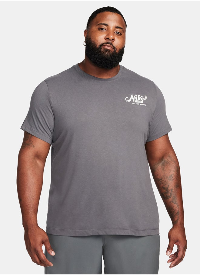 M Nk Df Tee 3Mo Slub Gfx