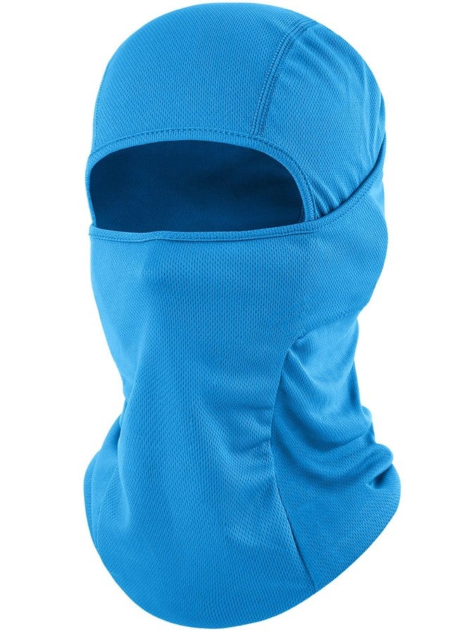 ROXUN Ski Mask Balaclava Shiesty, Motorcycle Football Windproof UV Protector Cooling for Men/Women, Light Blue, One size - Image 1