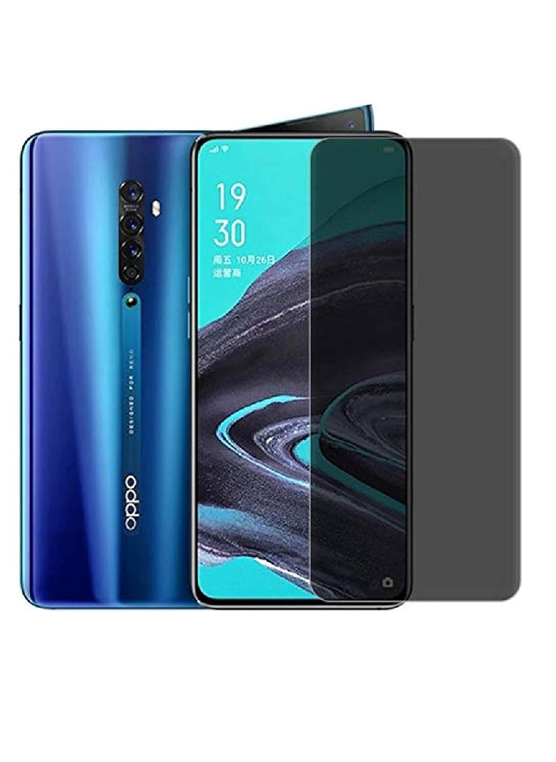Super Tempered Glass Screen Protector Anti-Spy Privacy  Designed For Oppo Reno2 Full Screen Coverage And Bubble Free - Image 1