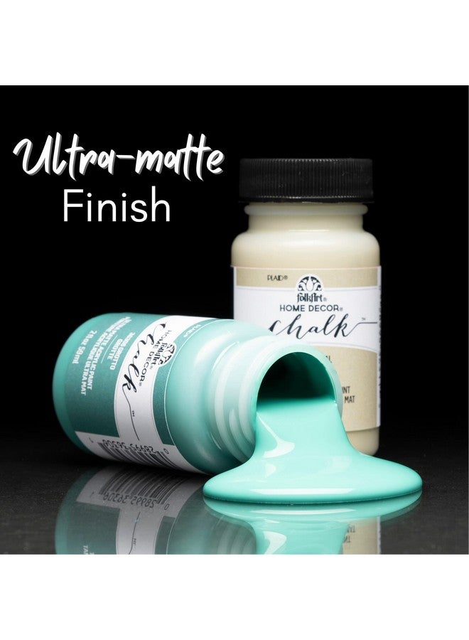 FolkArt Home Decor Ultra Matte Chalk Finish Acrylic Craft Paint Set Formulated For No Prep Application Designed For Beginners And Artists 2 Oz Bottles Top Colors - Image 5