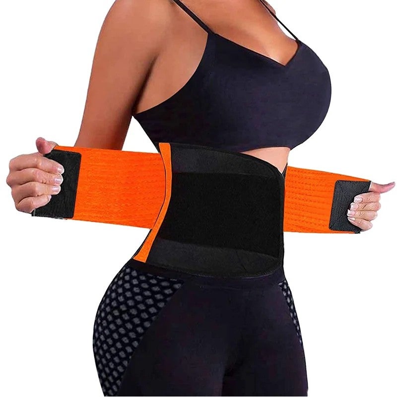 Bluejw Neoprene Waist Trimmer Trainer Belt for Women - Gym Fitness Sports Waist Slimming Belt - Image 2