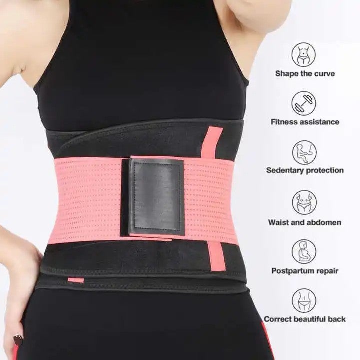 Bluejw Neoprene Waist Trimmer Trainer Belt for Women - Gym Fitness Sports Waist Slimming Belt - Image 4
