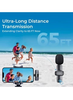 SUPREMIUM Wireless Lavalier Microphone for iPhone, iPad, Android, Mini Lapel Mic with Noise Reduction, Crystal Clear Sound, Ideal for Video Recording, Vlogging, TikTok, YouTube, 8hr Battery Life  - Image 4