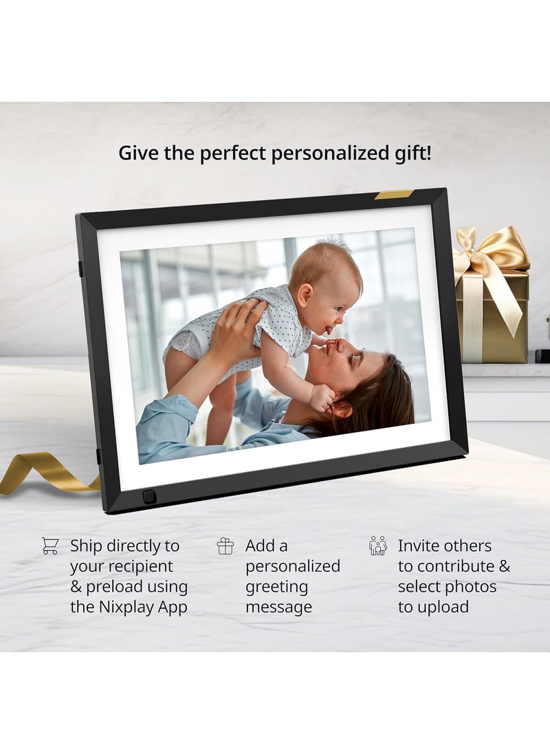 nixplay Nixplay WiFi 101 Touch Screen Digital Picture Frame I Easy Set Up I Share Photos and Videos Instantly via Email or App  - Image 4
