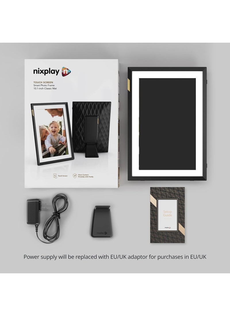 nixplay Nixplay WiFi 101 Touch Screen Digital Picture Frame I Easy Set Up I Share Photos and Videos Instantly via Email or App  - Image 5
