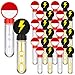 Civaner 24 Pieces Cartoon Animation Party Favors Monster Cartoon Bubble Wands Bulk Red and White Wand Bubbles Yellow Lightning Goodie Bag Stuffers for Birthday Party Supplies - Image 2