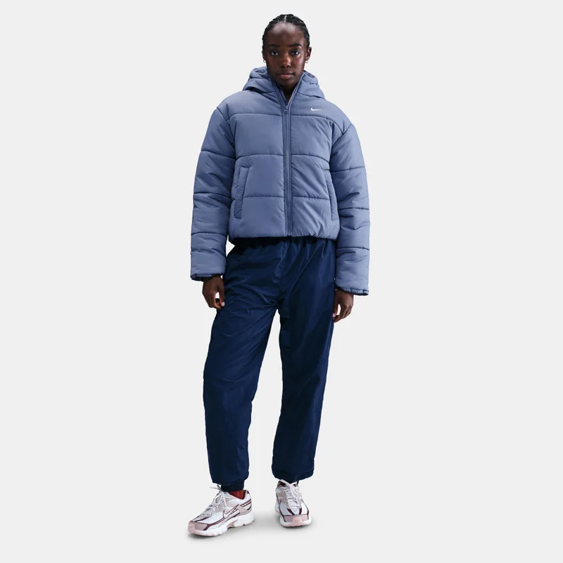 Nike Blue Women's Sportswear Therma-FIT Hooded Jacket for Women | Best Price UAE