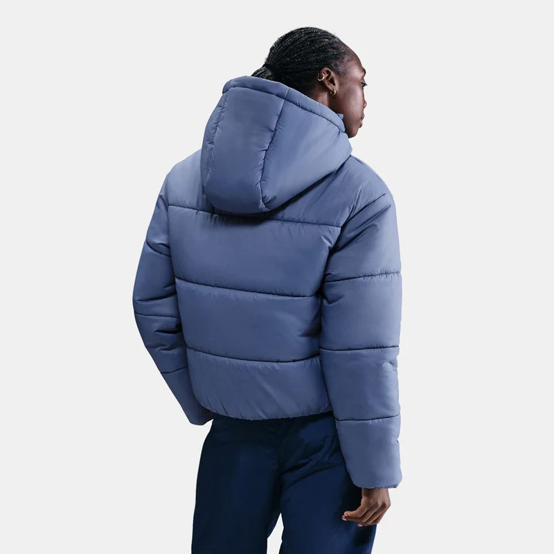 Nike Blue Women's Sportswear Therma-FIT Hooded Jacket for Women | Best Price UAE