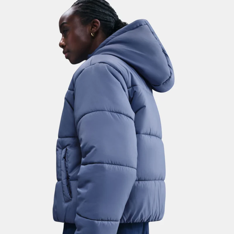 Nike Blue Women's Sportswear Therma-FIT Hooded Jacket for Women | Best Price UAE