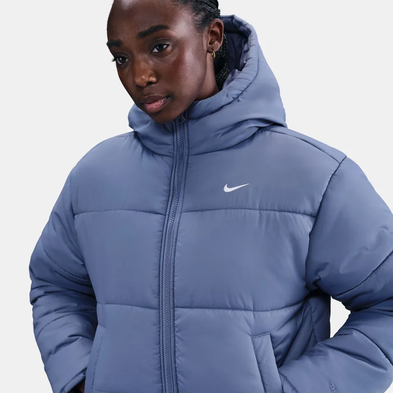 Nike Blue Women's Sportswear Therma-FIT Hooded Jacket for Women | Best Price UAE