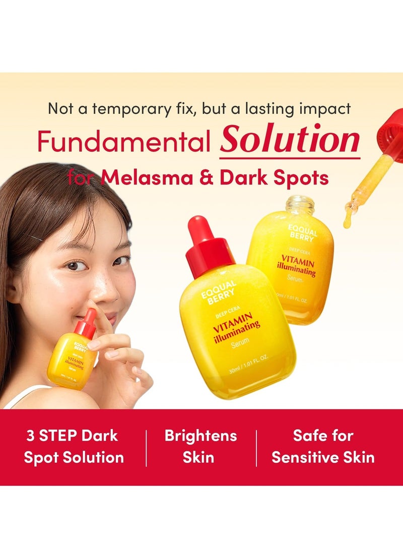 إيكوالبيري سيروم فيتامين إيلوميناتينج – سيروم فيتامين سي المضيء مع النياسيناميد | يقوي حاجز الجلد | يرطب باستخدام السيراميد وحمض الهيالورونيك، 1.01 أونصة / 30 مل - Image 2