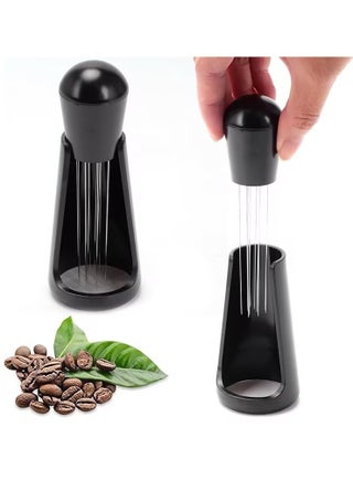 Coffee Needle Espresso Dispensing Tool Coffee Ground Stirrer With Aluminum Stand Black 10.7x3x3cm - pzsku/Z9AD6EFD205888ACEE441Z/45/_/1712493834/7500a01a-03c9-423b-a838-45f3b1765db1
