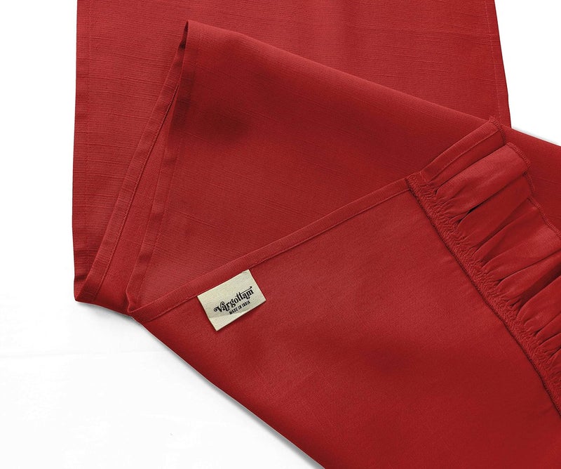 Vargottam Red Home Decor Kitchen Table Decor Home Frill Table Runner-14 x 72 Inch - Image 5