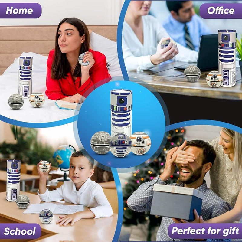 NINOSTAR Stress Balls Squishy Set - Pop Fidget Toy for Kids and Adults, Relief Fidget, Anti Squeeze Use Play/Decor/Help Relieve Stress/Improve Concentration Focus - Image 2