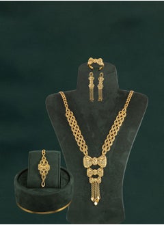 The stunning golden fionka set with golden glitter by Khatoon®